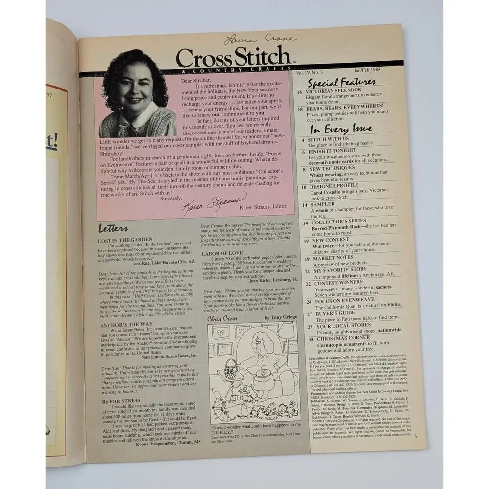 Cross Stitch & Country Crafts product vintage